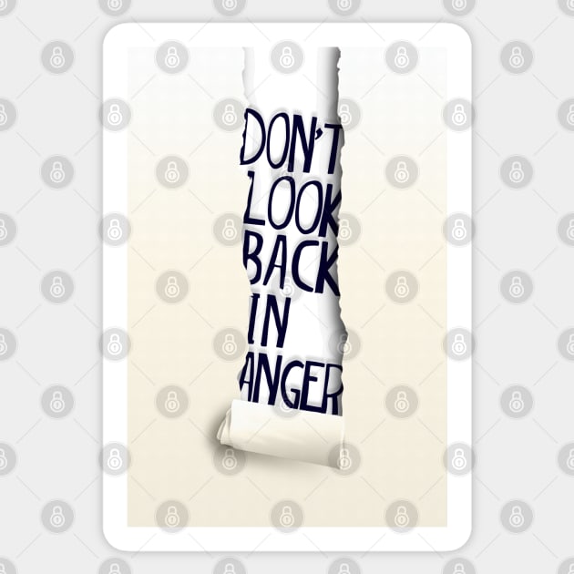 Don't Look Back In Anger Sticker by LanaBanana